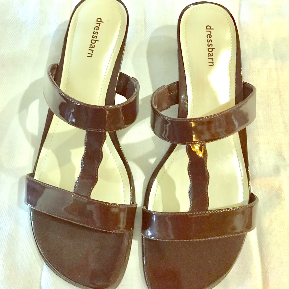 Dress Barn Chocolate Brown Sandals